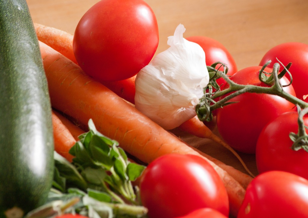 Ingredients for Tomato Sauce with Zucchini jigsaw puzzle in Food & Bakery puzzles on TheJigsawPuzzles.com